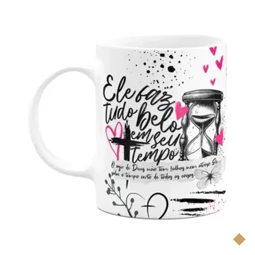 Caneca Religiosa Palavra - Ele Faz Tudo Belo Em Seu Tempo