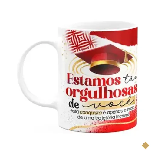 Caneca Formatura G-red - Estamos Tão Orgulhosas De Você