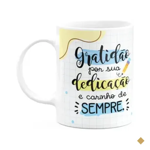 Caneca - Professor - Gratidão Por Sua Dedicação Sempre