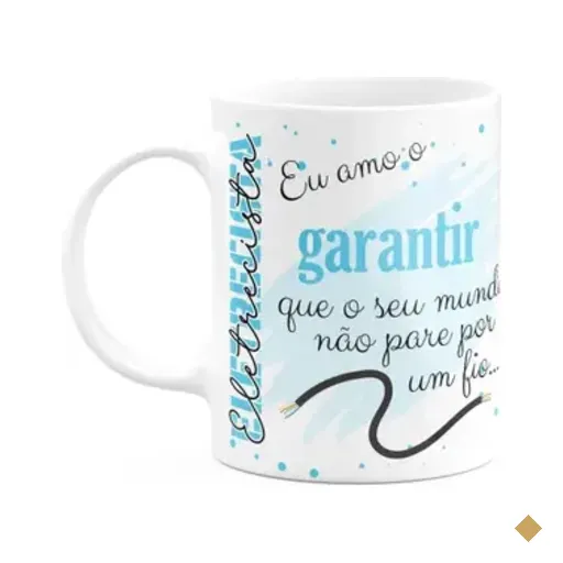 Caneca De Profissões - Sou Eletricista - 325ml