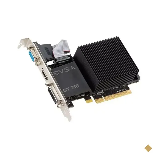 Placa de Vídeo EVGA GeForce GT 710 2GB DDR3 64-bit PCI-E 2.0 x16
