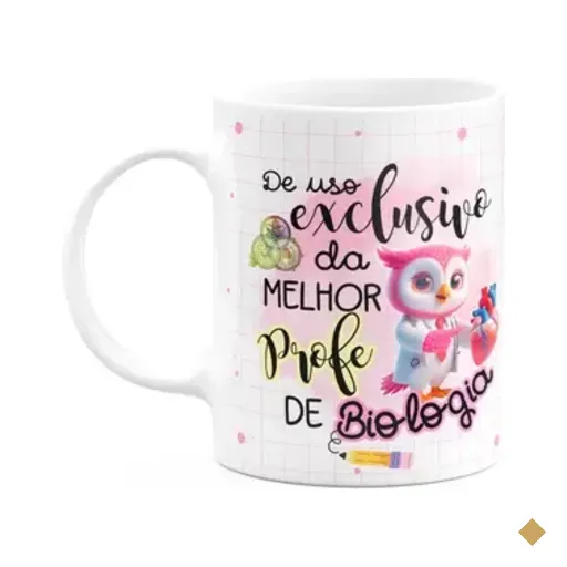 Caneca - Uso Exclusivo Da Melhor Professora De Biologia