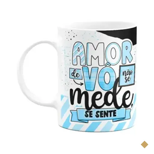 Caneca Dos Avós - Amor De Vô Não Se Mede, Se Sente