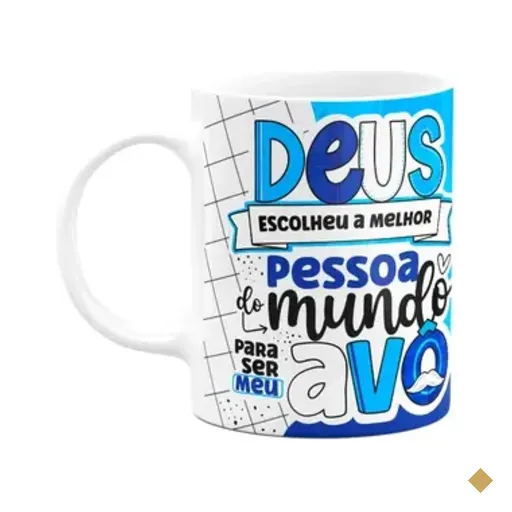 Caneca Dos Avós - Deus Escolheu O Melhor Avô Do Mundo