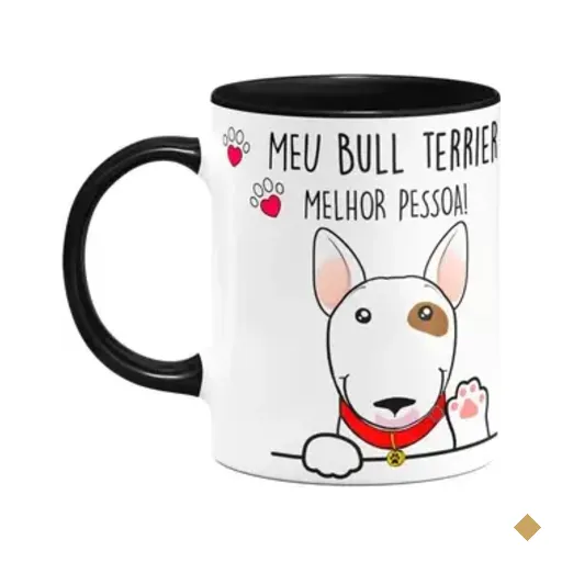 Caneca - Meu Bull Terrier, Melhor Pessoa! B-black