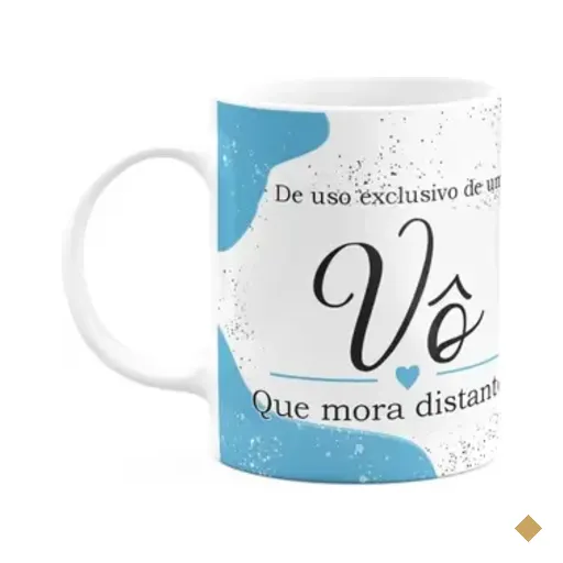 Caneca Tipos De Avós - Vô Que Mora Distante - 325ml