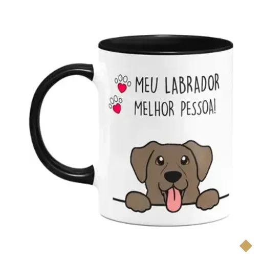 Caneca Dog - Labrador, Melhor Pessoa! B-black - M2