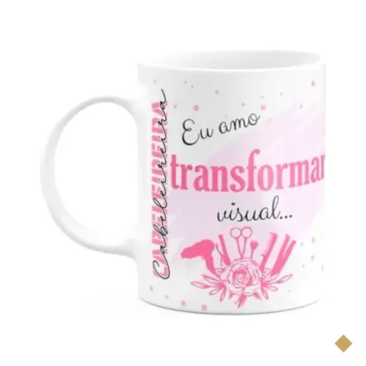 Caneca De Profissões - Sou Cabeleireira - 325ml - Branca