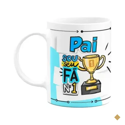 Caneca Pais - Pai, Sou Seu Fã Número 1 - 325ml