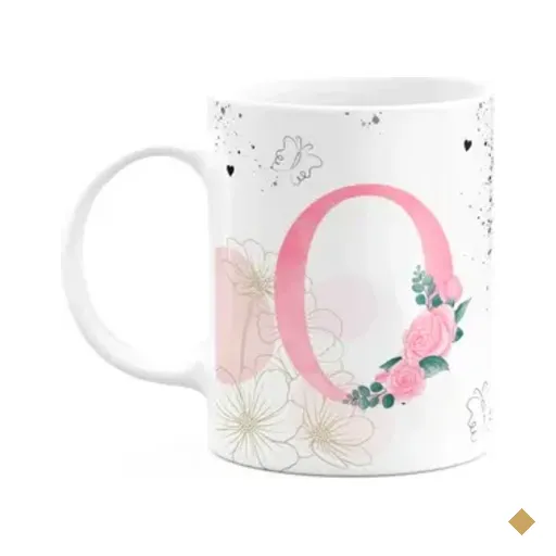 Caneca Motivação - Com Inicial Do Nome Letra O - 325ml