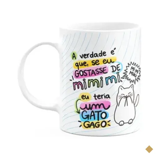 Caneca Divertida Gatinhos - Se Eu Gostasse De Mi Mi Miau M2