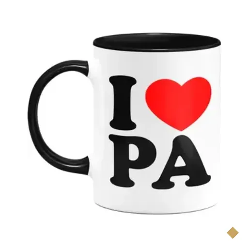 Caneca I Love Pa - Pará - 325ml - B-black