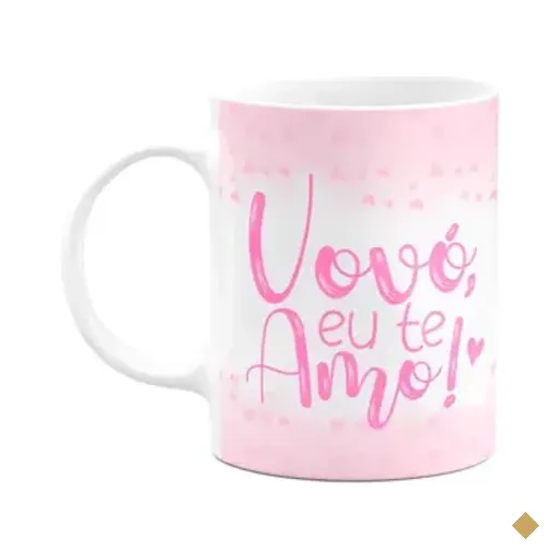 Caneca De Avós - Vovó Eu Te Amo - 325ml Branca