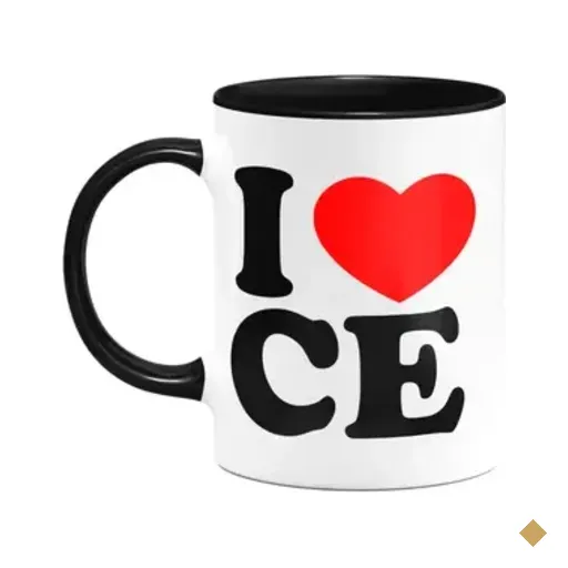Caneca I Love Ce - Ceará - 325ml - B-black