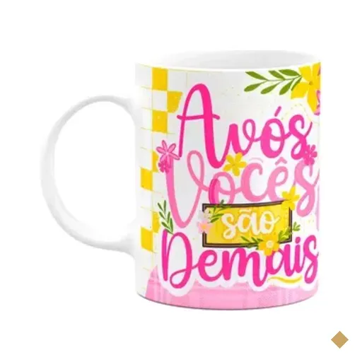 Caneca Dos Avós - Avós Vocês São Demais - M3 - 325ml