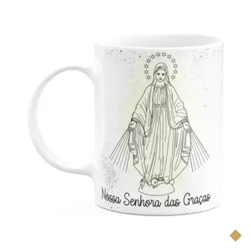 Caneca Religiosa Orações - Nossa Senhora Das Graças