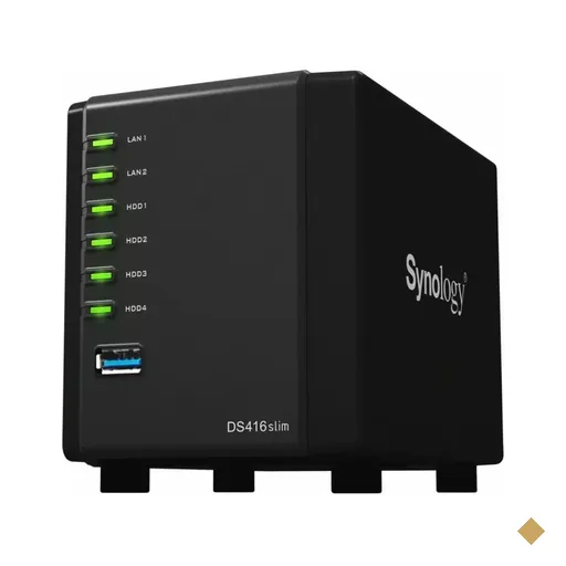 Synology DS416slim Diskless System 4-Bay NAS USB 3.0