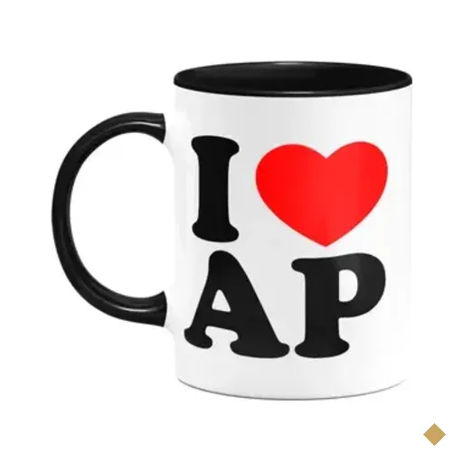 Caneca I Love Ap - Amapá - 325ml - B-black