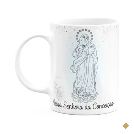 Caneca Religiosa Orações - Nossa Senhora Da Conceição