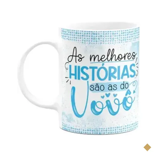 Caneca De Avós - As Melhores Histórias São As Do Vovô