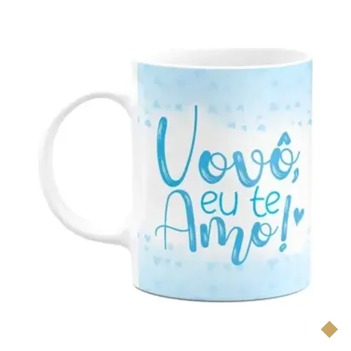 Caneca De Avós - Vovô Eu Te Amo - 325ml Branca