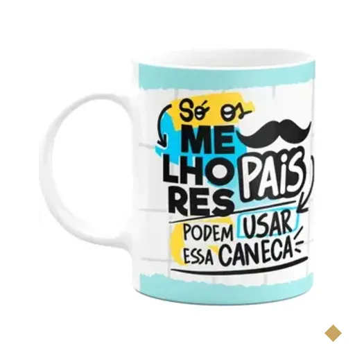 Caneca Pais - Só Os Melhores - Paizão, Nó Te Amamos
