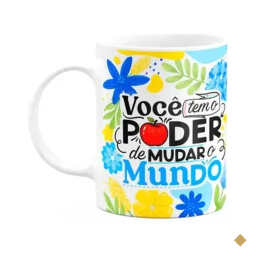 Caneca Da Professora - Você Tem O Poder De Mudar O Mundo M3