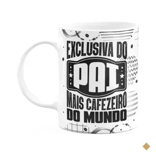 Caneca Pais - Exclusiva Do Pai Mais Cafezeiro Do Mundo - M2