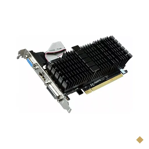 Placa de Vídeo Gigabyte GeForce GT 710 L.P 1GB 64-bit GDDR3 PCI-E 2.0 x16