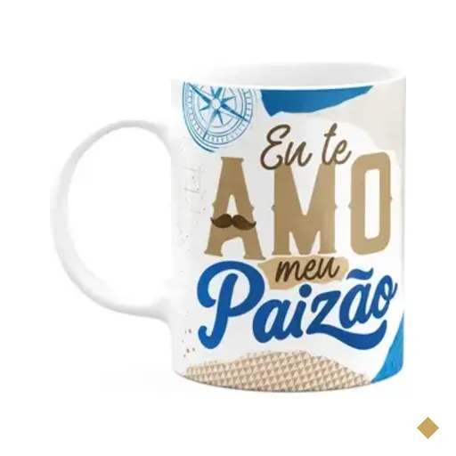 Caneca Dos Pais - Eu Te Amo Meu Paizão - 325ml