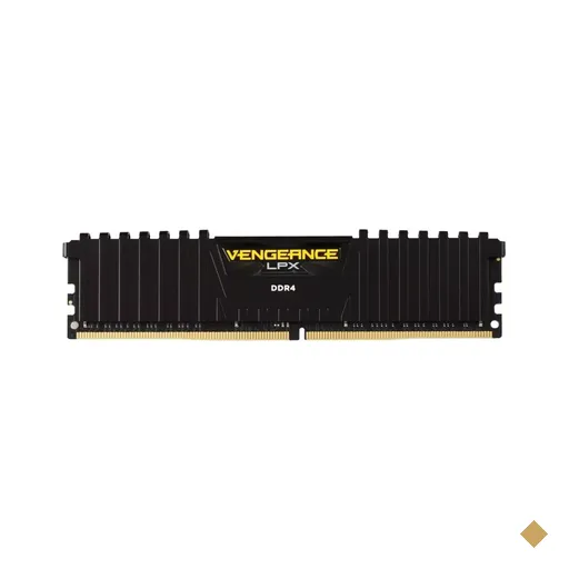 Memória Corsair Vengeance LPX Black 8GB DDR4 2400MHz PC4-19200