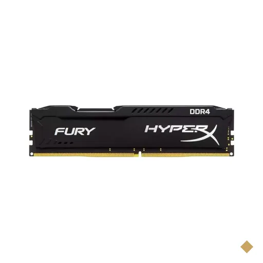 Memória HyperX Fury Black 8GB DDR4 2400MHz PC4-19200