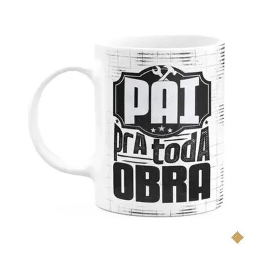 Caneca Pais - Pai Pra Toda Obra - M2 - 325ml - Branca