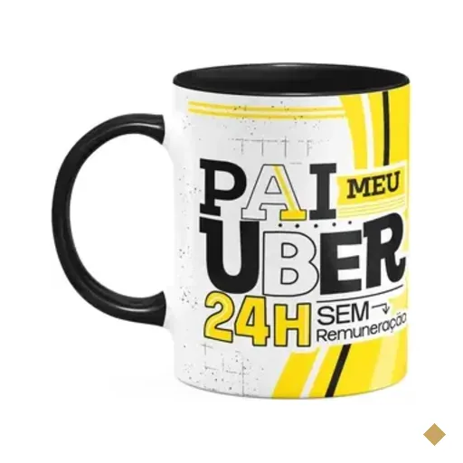 Caneca Pais - Pai, Meu Motorista Particular 24h - B-black