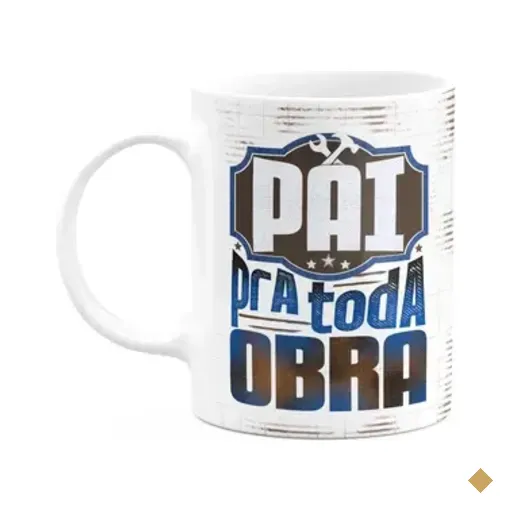 Caneca Pais - Pai Pra Toda Obra - 325ml - Branca