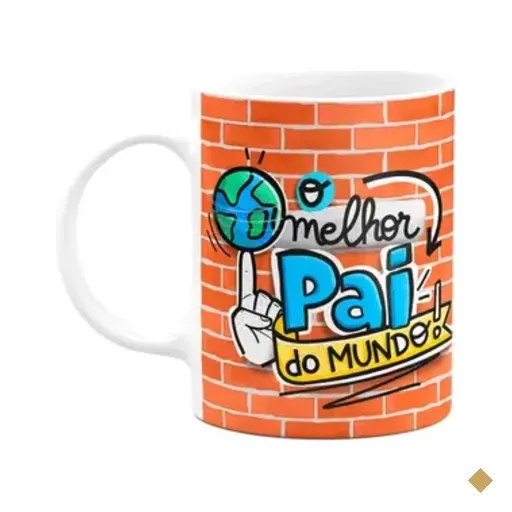 Caneca Pais - O Melhor Pai Do Mundo - Amigo - Parceiro