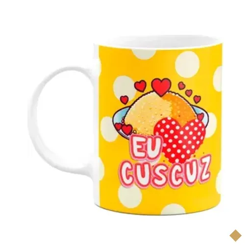 Caneca Nordestina - I Love Cuscuz - 325ml