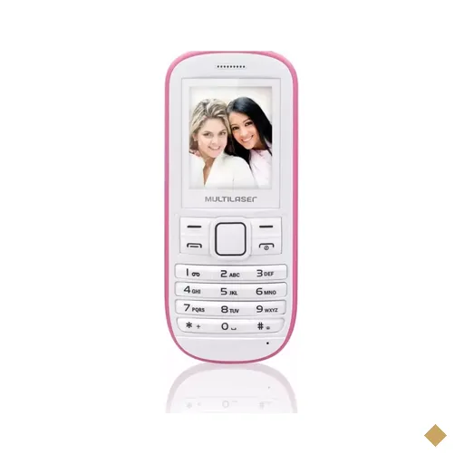 Multilaser Celular Fun Rosa e Branco