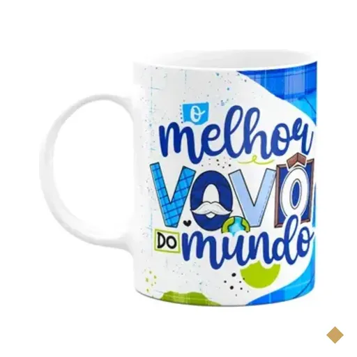 Caneca Dos Avós - O Melhor Vovô Do Mundo - M2