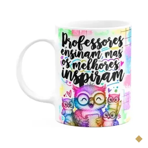 Caneca Professor Coruja - Os Melhores Inspiram - M-colors