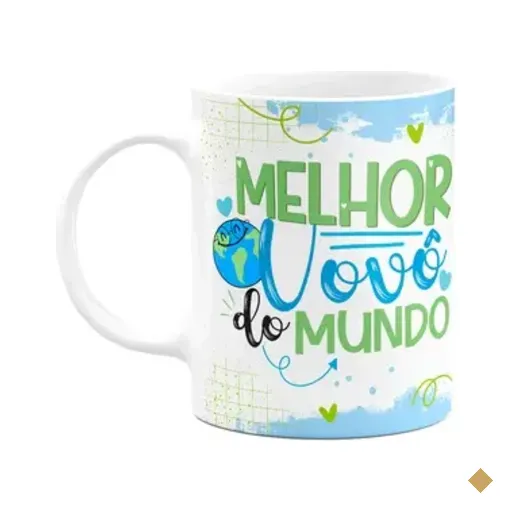 Caneca De Avós - Melhor Vovô Do Mundo - 325ml