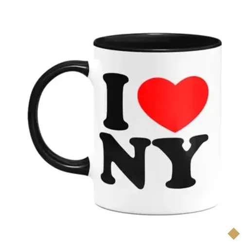 Caneca I Love Ny - Nova York - 325ml - B-black