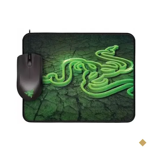 Razer Abyssus 1800DPI Infra Vermelho + Goliathus Control Combo