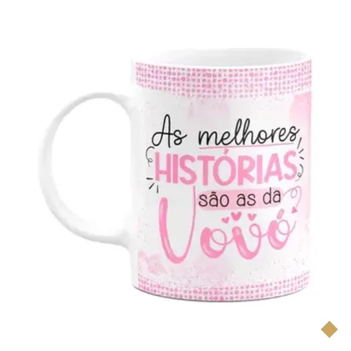 Caneca De Avós - As Melhores Histórias São As Da Vovó