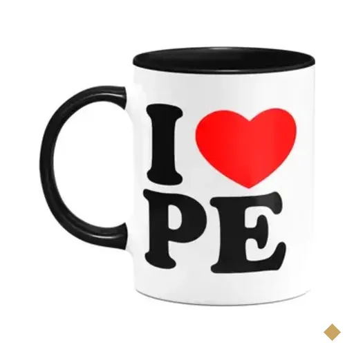 Caneca I Love Pe - Pernambuco - 325ml - B-black