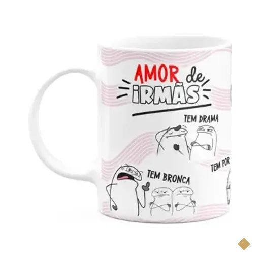Caneca Flork Irmãos - Amor De Irmãs - M2