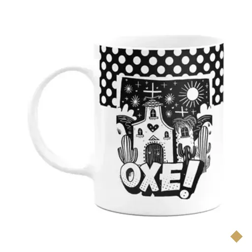 Caneca Nordestina - Oxe -te Amo Visse - 325ml