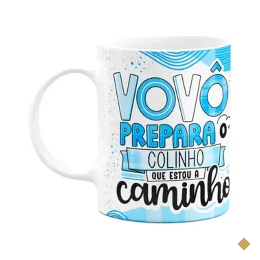 Caneca Dos Avós - Vovô, Prepara O Colinho, Estou A Caminho