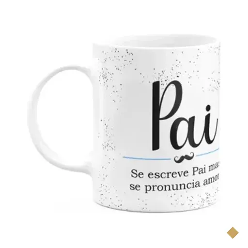 Caneca Minimalista Pais - Se Escreve Pai, Se Pronuncia Amor