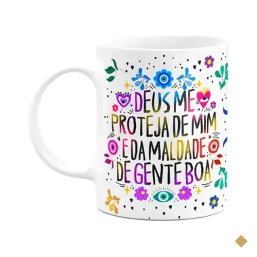 Caneca Proteção - Deus Me Proteja De Mim